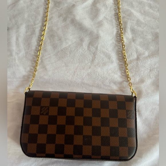 Louis Vuitton pochette Felicie fashion retro checkerboard - Picture 13 of 15